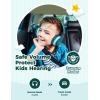 imageiClever BTH12 Kids Bluetooth HeadphonesColorful LED Lights Kids Headphones Wireless7485dBA Safe Volume85H PlaytimeFast ChargingBluetooth 52Over EarBuiltin Mic for iPadTabletAirplaneBlueMalachite Green