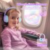 imageiClever BTH22 Kids Bluetooth Headphones 60H Play Time USB C Fast Charging Bluetooth 54 AUX CordSafe Volume 7485 dBAToddler Headphones for iPadTabletTravelSchool BluePurpleGreen