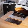 imageiClever Backlit Foldable Keyboard BK05 Wireless Folding Keyboard with Backlight Portable Bluetooth Key Board for Travel Compact for iPad Tablet Laptop PC Smartphone Support 4 Devices