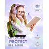 imageiClever Cat Ear Kids Bluetooth Headphones LED Lights Up 7485dBA Safe Volume Limited 50H PlaytimeBluetooth 52 USB C Kids Headphones Wireless for Travel iPad Tablet Meow Macaron Hot PinkLight Purple