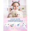 imageiClever Cat Ear Kids Bluetooth Headphones LED Lights Up 7485dBA Safe Volume Limited 50H PlaytimeBluetooth 52 USB C Kids Headphones Wireless for Travel iPad Tablet Meow Macaron Hot PinkPink