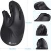 imageiClever Ergonomic Wireless Mouse TM209G 24G Vertical Ergonomic Optical Mouse with 3 Adjustable DPI 80012001600 Levels 6 Buttons for Laptop PC Desktop Computer Notebook