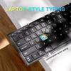 imageiClever Foldable Bluetooth Keyboard BK05S Folding Wireless Portable Keyboard Pair Up to 4 Devices USBC Rechargeable Slim and Compact for iPad Mac Laptop Smartphone Tablet PC