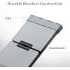 imageiClever Foldable Keyboard BK08 Bluetooth Keyboard with Sensitive Touchpad Sync Up to 3 Devices TriFolding PocketSized for Windows Mac Android iOSDark grey