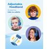 imageiClever HS21 Kids Headphones with Microphone for Virtual School Rotatable Extendable Mic  94 dB VolumeSafe Headphones for Kids Wired Foldable Kid Gaming Headset for PS4Xbox OneSwitchPCTabletBlue