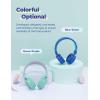 imageiClever Kids Bluetooth Headphones BTH02 93H Playtime Type C Fast Charging Bluetooth 54 Adjustable Kids Headphones Safe Volume 85 dBA Foldable Kids Wireless Headphones with MIC for iPad GreenGreen  Blue