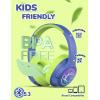 imageiClever Kids Bluetooth Headphones with LED Lights 43H Playtime TypeC Fast Charging BTH18 Safe Volume 7485dBA Bluetooth53Toddler Headphones Aux Cord for iPadTabletTravelSchool BlueGreenBlue