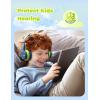 imageiClever Kids Headphones for School Travel Safe Volume Limited HD Mic Stereo Sound OverEar Girls Boys Headphones for Kid FunShare Foldable 35mm Wired for iPad Computer HS19TypeC Blue Green