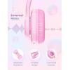 imageiClever Kids Headphones with Cat Ear Led Light Up Safe Volume Limite FunShare Foldable OverEar Headphones for Kids for SchooliPadTabletTravel Meow DonutPinkPink