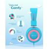 imageiClever Kids Headphones with Cord 8594dB Safe Volume Tech Bending Resistance Durable Foldable Stereo Sound 35mm Jack Wired Headphones for Kids Boys Girls TabletTravelSchool HS14Blue Pink