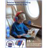 imageiClever Noise Cancelling Headphones for Kids Adults Bluetooth Ear Protection with 60H Play Time Safe Volume 80dBA Noise Reduction Headphones for Autism FireworksMonster Truck FOCUSRed  Blue