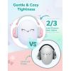imageiClever Noise Cancelling Headphones for Kids SNR 29dB Safety Noise Reduction Ear Muffs for Autism Sensory ampampConcentration Aid Ear Hearing Protection for FireworksEventMonster TruckConcertPink