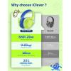 imageiClever Noise Cancelling Headphones for Kids SNR 29dB Safety Noise Reduction Ear Muffs for Autism Sensory ampampConcentration Aid Ear Hearing Protection for FireworksEventMonster TruckConcertGreenblue