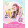 imageiClever Noise Cancelling Headphones for Kids SNR 29dB Safety Noise Reduction Ear Muffs for Autism Sensory ampampConcentration Aid Ear Hearing Protection for FireworksEventMonster TruckConcertKitty Ears Pink