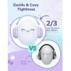 imageiClever Noise Cancelling Headphones for Kids SNR 29dB Safety Noise Reduction Ear Muffs for Autism Sensory ampampConcentration Aid Ear Hearing Protection for FireworksEventMonster TruckConcertPurple