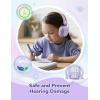 imageiClever Noise Cancelling Headphones for Kids SNR 29dB Safety Noise Reduction Ear Muffs for Autism Sensory ampampConcentration Aid Ear Hearing Protection for FireworksEventMonster TruckConcertPurple