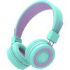 imageiClever Kids Bluetooth Headphones BTH02 93H Playtime Type C Fast Charging Bluetooth 54 Adjustable Kids Headphones Safe Volume 85 dBA Foldable Kids Wireless Headphones with MIC for iPad GreenGreen