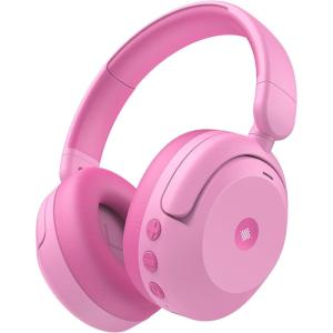 imageiClever BTH20 Active Noise Cancelling Headphones for Kids 60H Play TimeType C Fast Charging Safe Volume 80dBA Bluetooth54 AwardWinning Kids Headphones Wireless for iPad Tablet Airplane BluePink