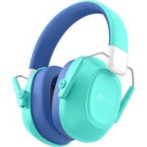 imageiClever Noise Cancelling Headphones for Kids SNR 29dB Safety Noise Reduction Ear Muffs for Autism Sensory ampampConcentration Aid Ear Hearing Protection for FireworksEventMonster TruckConcertGreen