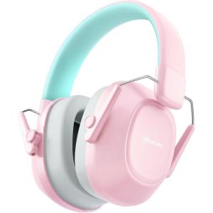 imageiClever Noise Cancelling Headphones for Kids SNR 29dB Safety Noise Reduction Ear Muffs for Autism Sensory ampampConcentration Aid Ear Hearing Protection for FireworksEventMonster TruckConcertPink