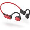 imageiClever Kids Bluetooth Headphones Air Conduction Open Ear Headphones Safe Volume 74ampamp85dBA 360 Bending Resistance Durable 115H Playtime Bluetooth 54 Kids Wireless Headphones for TravelSchoolRed  Black