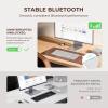 imageiClever BK10 SE Bluetooth Keyboard for Mac MultiDevice Slim Wireless Keyboard with Numeric Keypad Standard FullSize Keys USBC Rechargeable Compatible with iPad Windows iOS Android