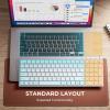 imageiClever BK10 SE Bluetooth Keyboard for Mac MultiDevice Slim Wireless Keyboard with Numeric Keypad Standard FullSize Keys USBC Rechargeable Compatible with iPad Windows iOS Android