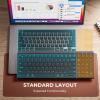 imageiClever BK10 SE Bluetooth Keyboard for Mac MultiDevice Wireless Keyboard with Numeric Keypad Standard Full Size Keys USBC Rechargeable Compatible with Windows macOS iPadOS Android Black