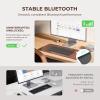 imageiClever BK10 SE Bluetooth Keyboard for Mac MultiDevice Wireless Keyboard with Numeric Keypad Standard Full Size Keys USBC Rechargeable Compatible with Windows macOS iPadOS Android Black