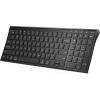 imageiClever BK10 SE Bluetooth Keyboard for Mac MultiDevice Wireless Keyboard with Numeric Keypad Standard Full Size Keys USBC Rechargeable Compatible with Windows macOS iPadOS Android Black