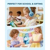image:imageiClever C371 Kids Headphones with Cord 85dBA Safe Sound OverEar Foldable Headphones for Kids 35mm Jack Boys Girls Toddlers Headphones for School Travel Chromebook Tablet iPad Powder BlueBlue Powder