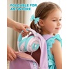 image:imageiClever C371 Kids Headphones with Cord 85dBA Safe Sound OverEar Foldable Headphones for Kids 35mm Jack Boys Girls Toddlers Headphones for School Travel Chromebook Tablet iPad Powder BlueCloud Pink