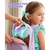 image:imageiClever C371 Kids Headphones with Cord 85dBA Safe Sound OverEar Foldable Headphones for Kids 35mm Jack Boys Girls Toddlers Headphones for School Travel Chromebook Tablet iPad Powder BlueCream Green