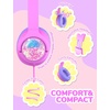 image:imageiClever C371 Kids Headphones with Cord 85dBA Safe Sound OverEar Foldable Headphones for Kids 35mm Jack Boys Girls Toddlers Headphones for School Travel Chromebook Tablet iPad Powder BluePink Glitter