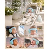 image:imageiClever Baby Headphones for Noise Protection for 336 Months NRR 18dB  15 Adjustable AntiSlip Headband Washable Baby Ear Muffs Noise Protection for FireworksAirplaneSport Event Focus EM03Blue