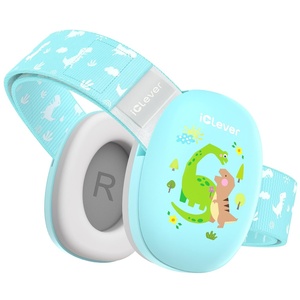 image:imageiClever Baby Headphones for Noise Protection for 336 Months NRR 18dB  15 Adjustable AntiSlip Headband Washable Baby Ear Muffs Noise Protection for FireworksAirplaneSport Event Focus EM03Blue