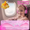 image:imageiClever BTH22 Kids Bluetooth Headphones 60H Play Time 7485 dBA Safe Volume Bluetooth 54 USB C Over Ear Kids Headphones Wireless with Mic AUX Cord for iPadTabletTravelSchool MagentaABlossom Pink