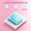 image:imageiClever BTH22 Kids Bluetooth Headphones 60H Play Time 7485 dBA Safe Volume Bluetooth 54 USB C Over Ear Kids Headphones Wireless with Mic AUX Cord for iPadTabletTravelSchool MagentaABlossom Pink
