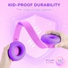 image:imageiClever BTH22 Kids Bluetooth Headphones 60H Play Time 7485 dBA Safe Volume Bluetooth 54 USB C Over Ear Kids Headphones Wireless with Mic AUX Cord for iPadTabletTravelSchool MagentaMagenta