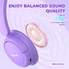 image:imageiClever BTH22 Kids Bluetooth Headphones 60H Play Time 7485 dBA Safe Volume Bluetooth 54 USB C Over Ear Kids Headphones Wireless with Mic AUX Cord for iPadTabletTravelSchool MagentaAPurple
