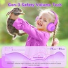 image:imageiClever BTH22 Kids Bluetooth Headphones 60H Play Time 7485 dBA Safe Volume Bluetooth 54 USB C Over Ear Kids Headphones Wireless with Mic AUX Cord for iPadTabletTravelSchool MagentaMagenta