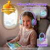 image:imageiClever BTH22 Kids Bluetooth Headphones 60H Play Time 7485 dBA Safe Volume Bluetooth 54 USB C Over Ear Kids Headphones Wireless with Mic AUX Cord for iPadTabletTravelSchool MagentaAPurple